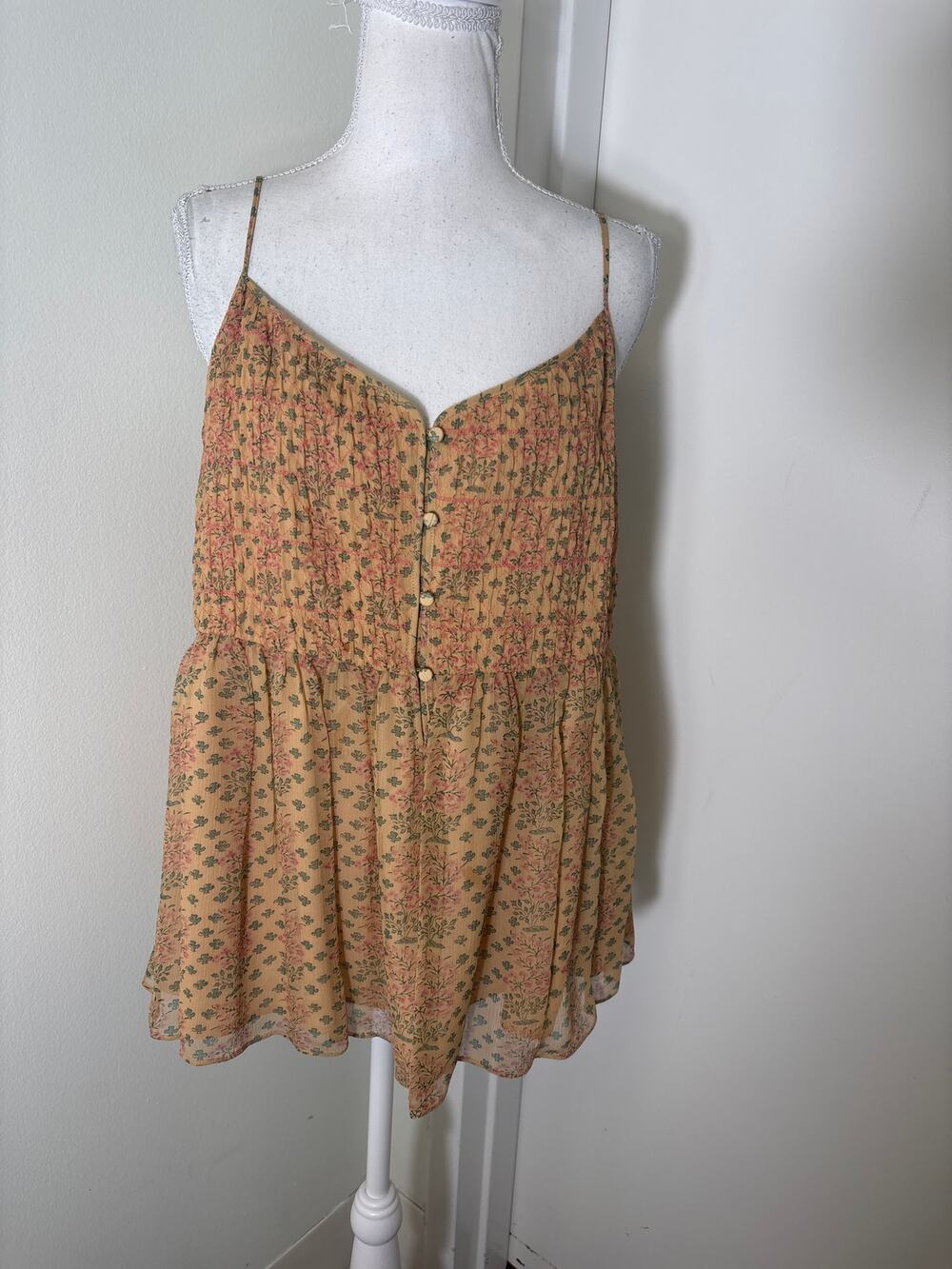 The Great Peach Sleeveless Baby Doll Style Top Sz 2